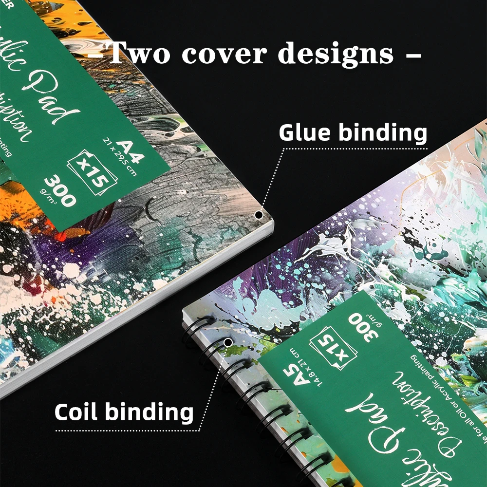 Panwenbo A4 Size Watercolor Paper Pad 300 Gsm Cold Press Watercolor Paper Water Color Pad Watercolor Sketchbook For Art Painting