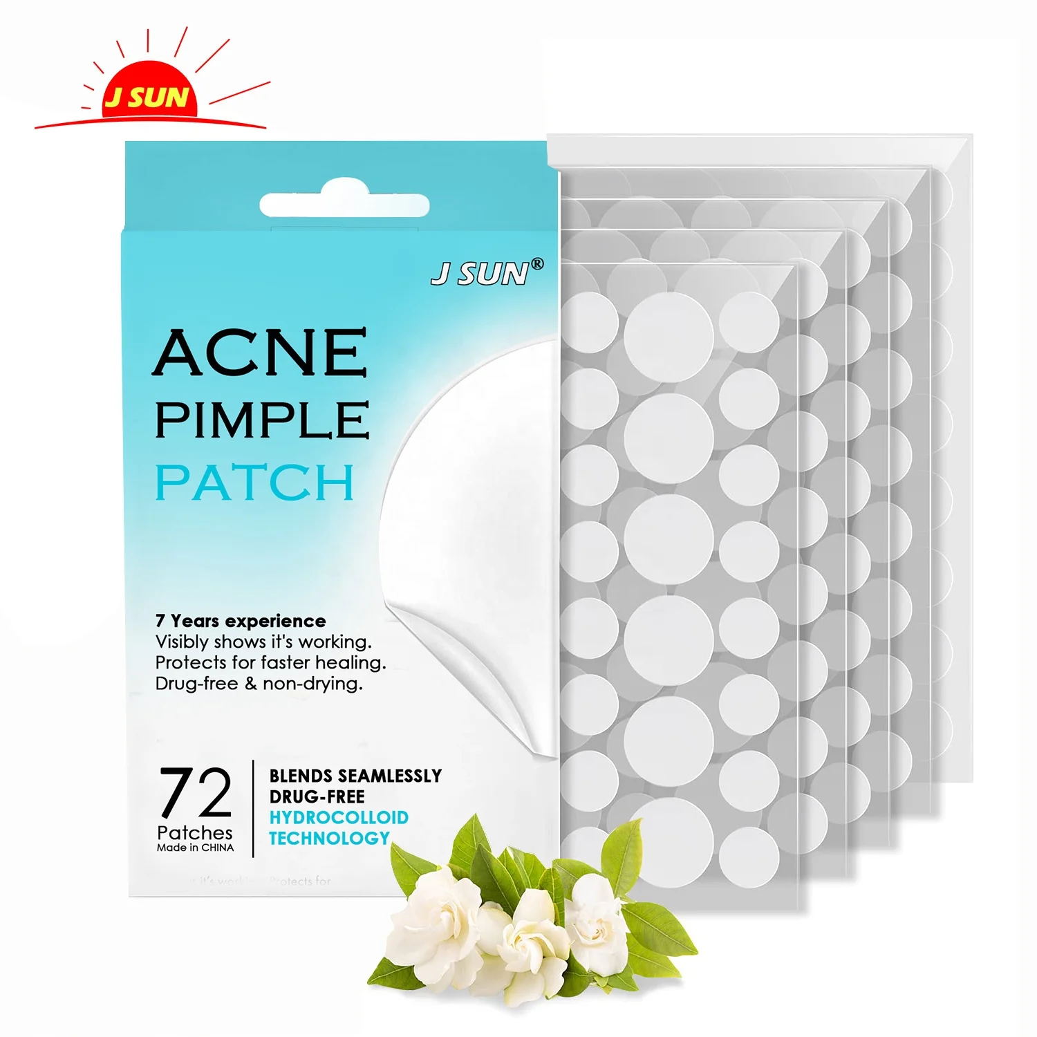 Private label Skincare OEM hydrocolloid acne pimple patches made in China