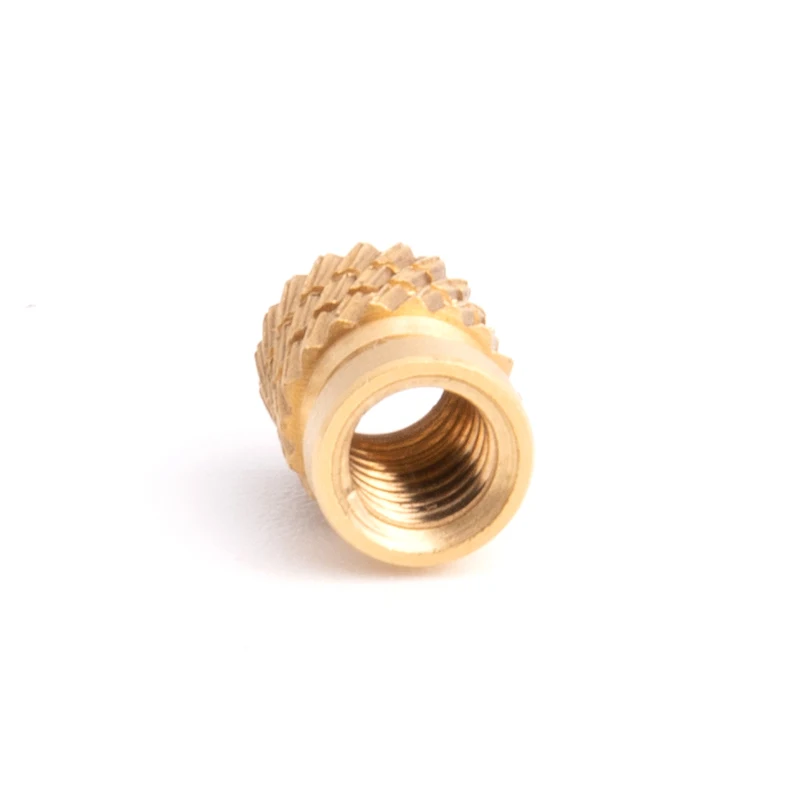 Hot melt knurled threaded insert nut SP ultrasonic hot pressing plastic embedded brass flange nuts fasteners manufacturers