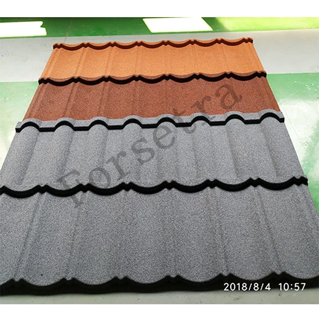 Филиппинская гарантия 50 лет, кровельный лист с каменным покрытием из Китая