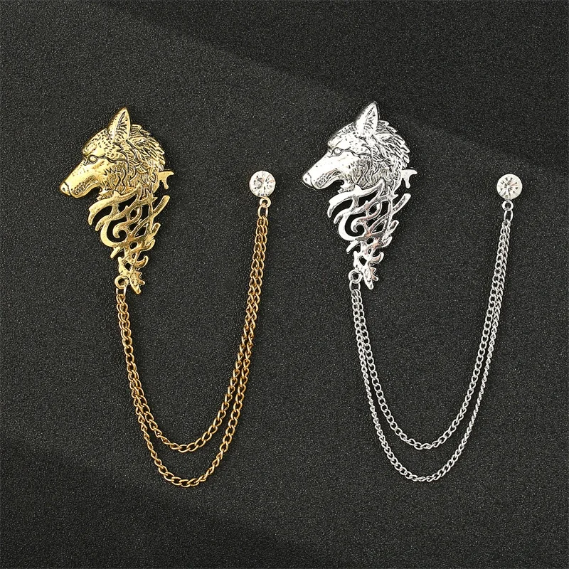 Wholesale cheap luxury gold silver retro roses pin brooch keychain or standard china wholesale metal brooch pin for suits