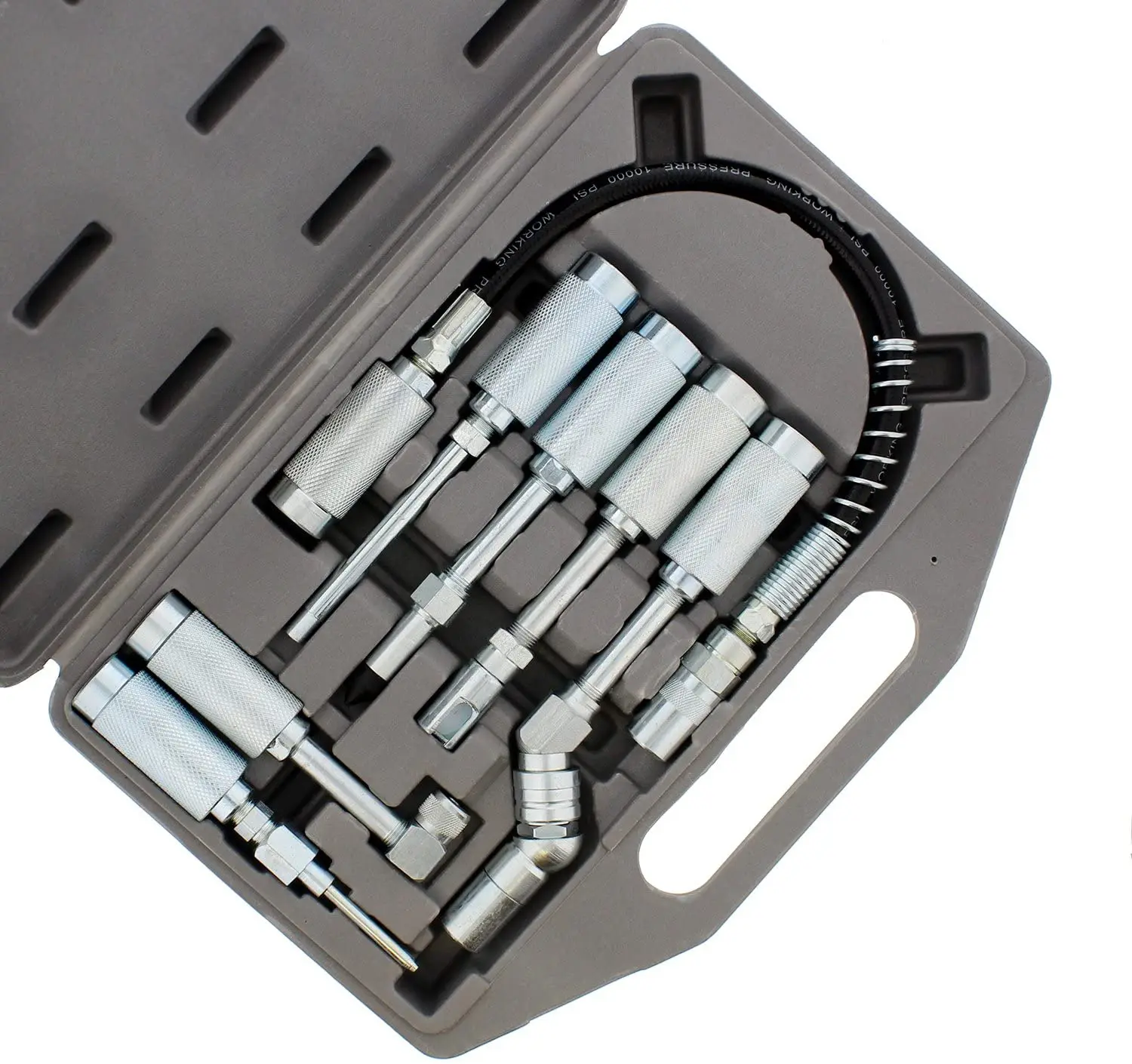 7pcs Grease Machine Lubrication Tools Set Greaser Lubrication Accessories Kit Car Maintenance and Repairing Tool