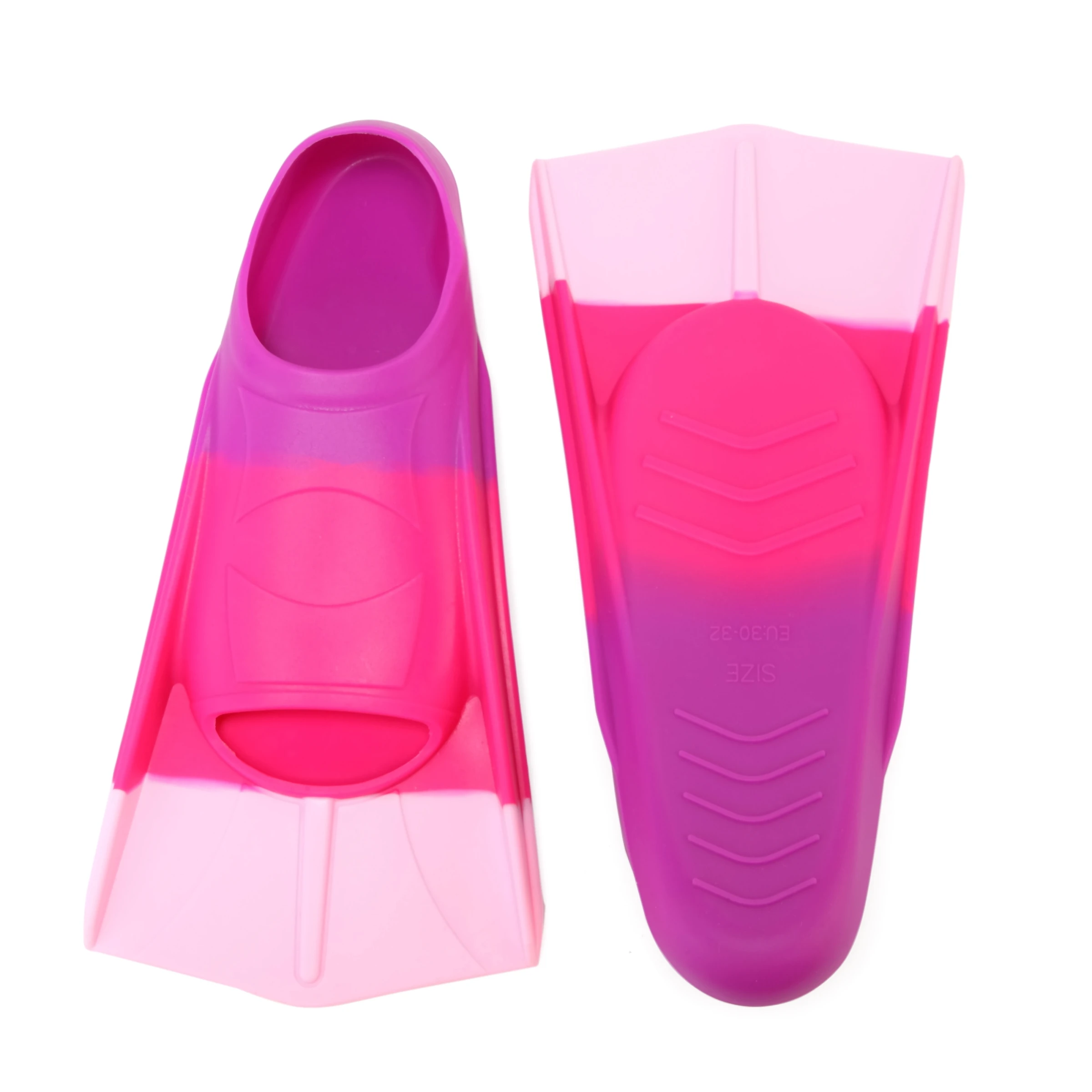 Professional Scuba Diving Fins Snorkeling Flippers Foot Pocket Free Diving Swimming Fins Soft Silicone Training Fin for Children