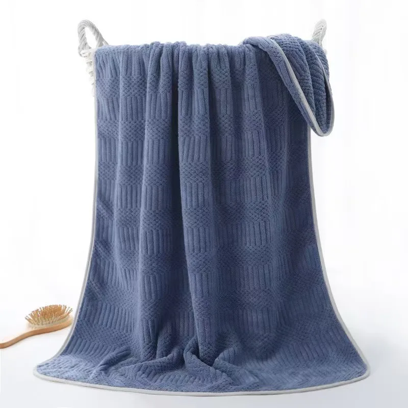 wholesale Thickened coral velvet bath towel Household adult bath wrap absorbent quick-drying beach towel