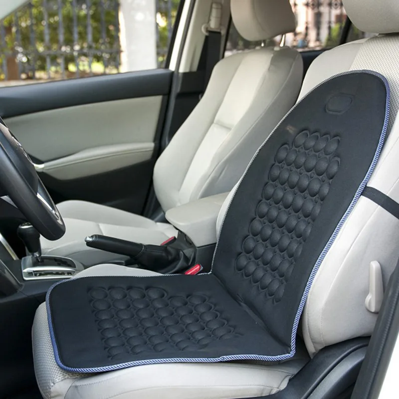 Car magnetic massage cushion PU PVC car seat cover  headrest neck rest cushion memory foam car seat cushion