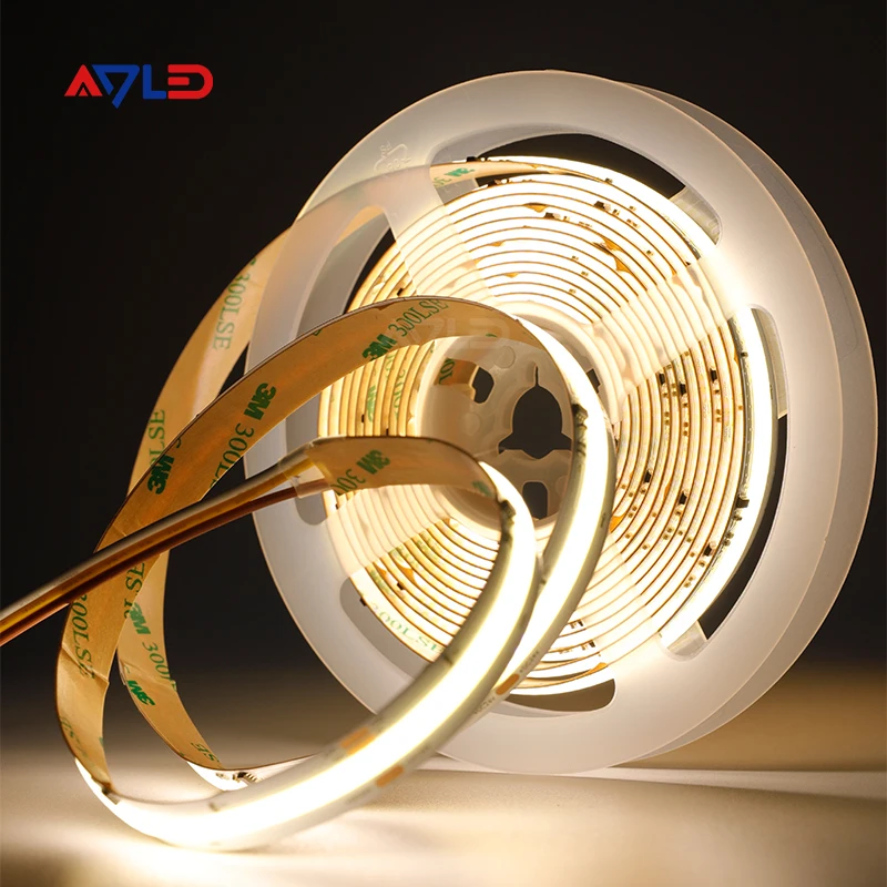 Flexible Chasing Light Cob Reel 420Chips/M 16.4Ft Ip20 Remote Control Dc24V 13W Sequence White Led Cob Light Strip