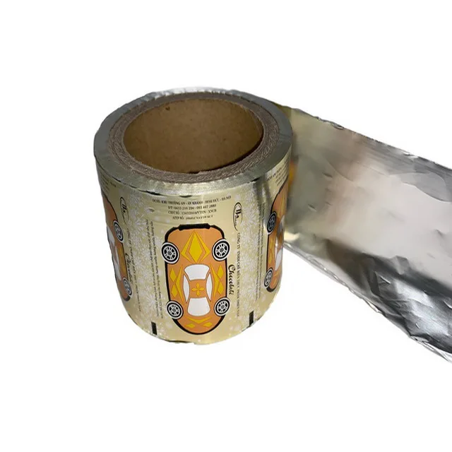 printed embossed  tin aluminum  foil for chocolate wrap