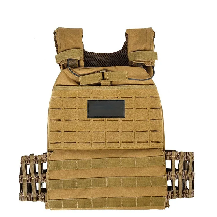 WT8028 Fitness Gym Adjustable Tactical Weight Vest Strength Training Weighted Workout Vest