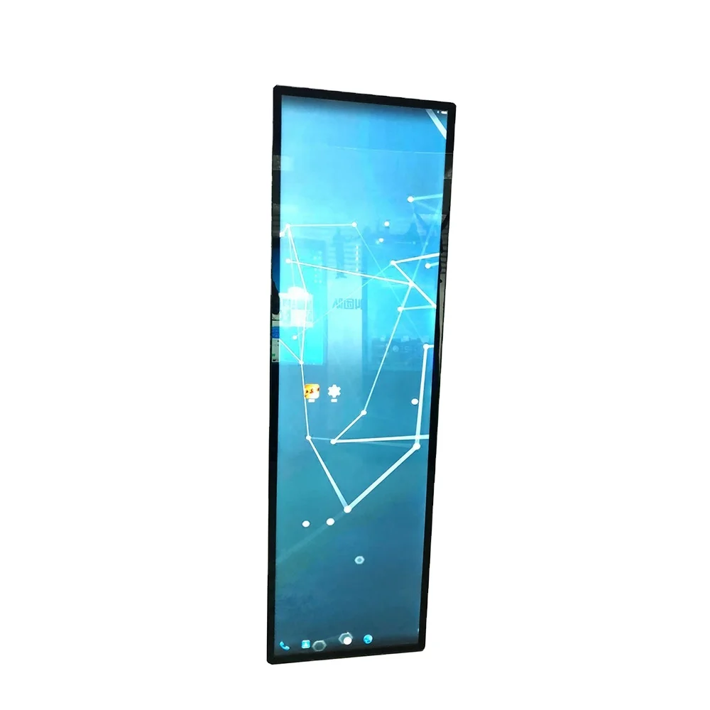 4k HD Floor Standing 75 Inch Advertising Full Screen Vertical Digital Signage Android Touch Lcd Totem stand display