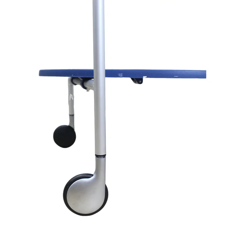 Versatile Blue Plastic Trolly Cart Double Layer Design for Efficient Home Office Storage