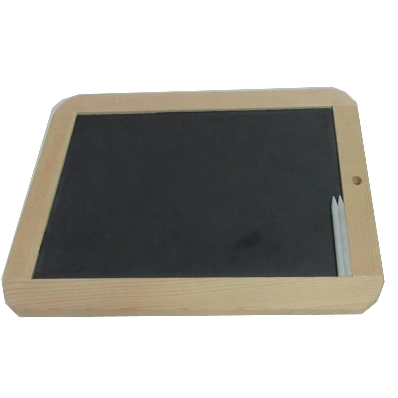 Black natural slate chalk boards