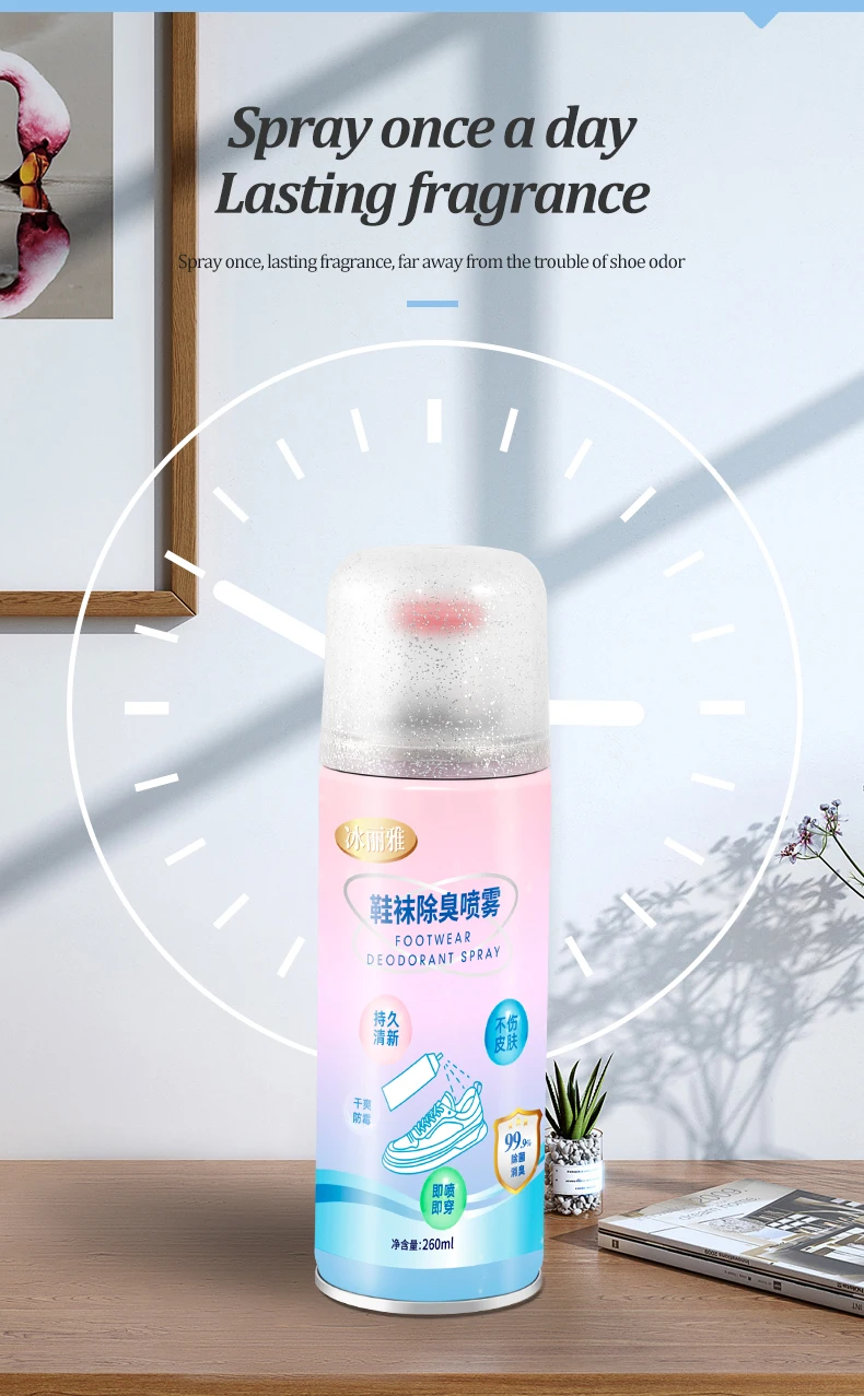 Hotsale Aerosol Shoes Deodorant Spray Shoes Odor Remove Spray