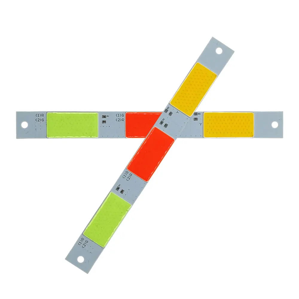 RGB LED COB Strip RGBW Three Color 3V 5V 12V LED Lamp for Face-Recognition Lighting Bulb Signal Lights