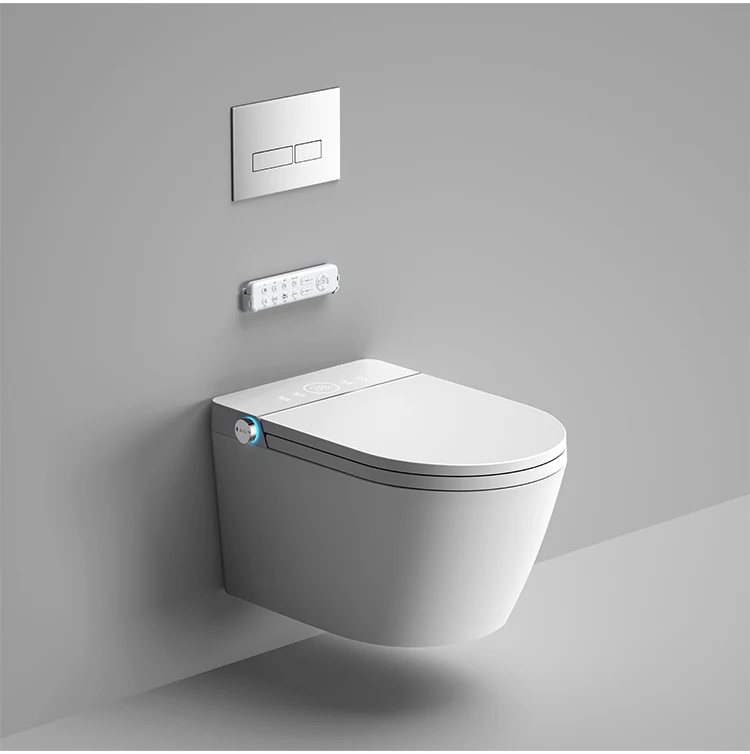 KD-TG1A Luxury Hotel Bathroom European Standard Wall Mounted Smart Toilet Egg with Automatic Flushing Intelligent WC Closet