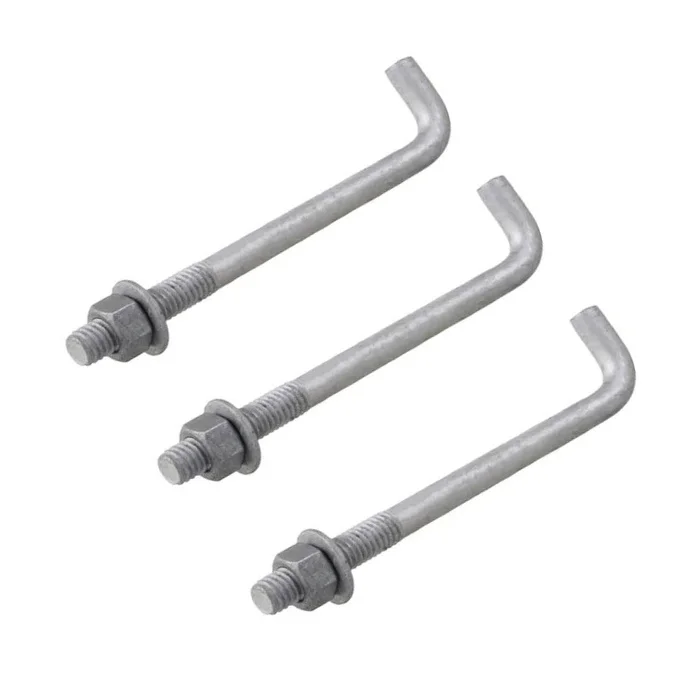 High Strength J/L/U/V Bolts Grade 4.8/8.8  Anchor Bolt Galvanized Foundation Bolt for Precast