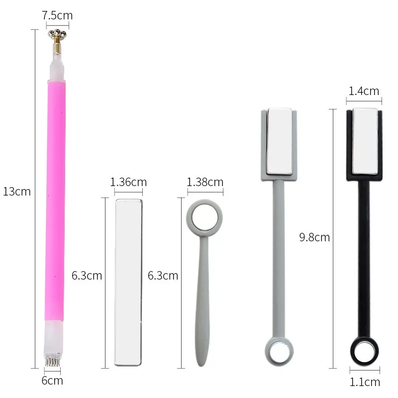 New Super Strong Cat Eye Magnet Nail Polish Nail Art Tools Magnet Stick for Cats Eye Gel Cylinder Nail Magnet