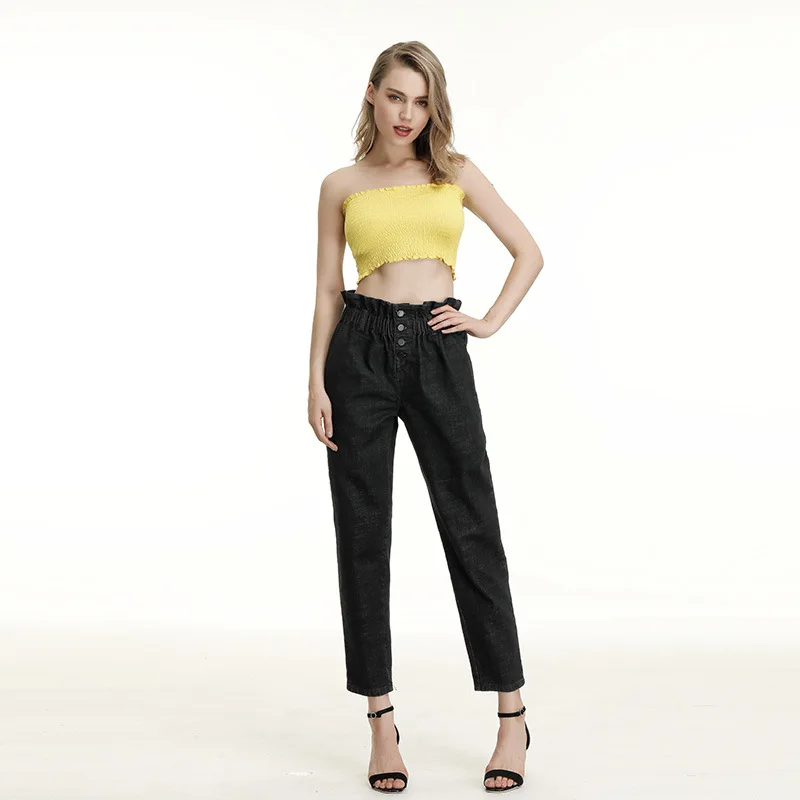 High Quality Casual Customized Slim Fit Jeans Women Stretch High Waist plus size jeans for fat women usa 2xl--8xl sizes