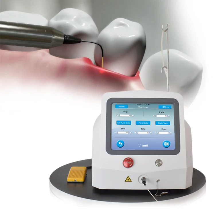 CE Approved Biolaser 980nm 1470nm diode Dental Laser for disposable tip / teeth whitening laser  / laser dental surgery