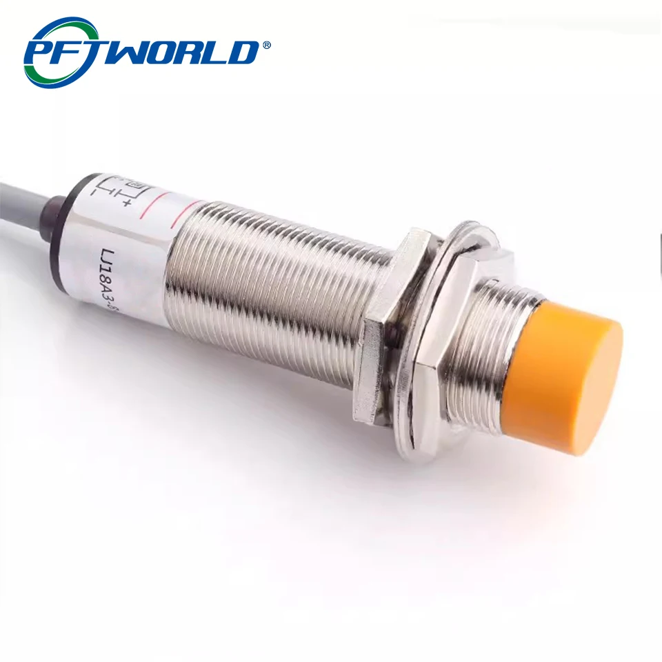 LJ18A3-8-ZAY LJA18M-10P1 Sensing Distance 10MM PNP NC 3 Wire Non-flush Mounted Metal M18 Inductive Proximity Sensors