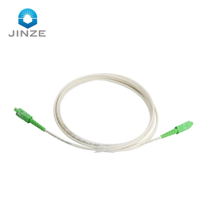 SC/APC UPC fiber optic patch cord single mode duplex G657A1 G652D LSZH PVC 2.0 3.0mm 2meter 3meter cable jumper for ftth