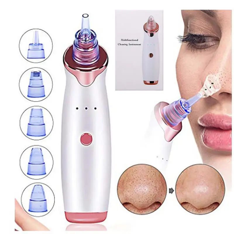 Pimple Removal Machine Black Head Electric Pore Nose Vacuum Blackhead Remover Cleaner Removing Tool With Vacuum Suction
