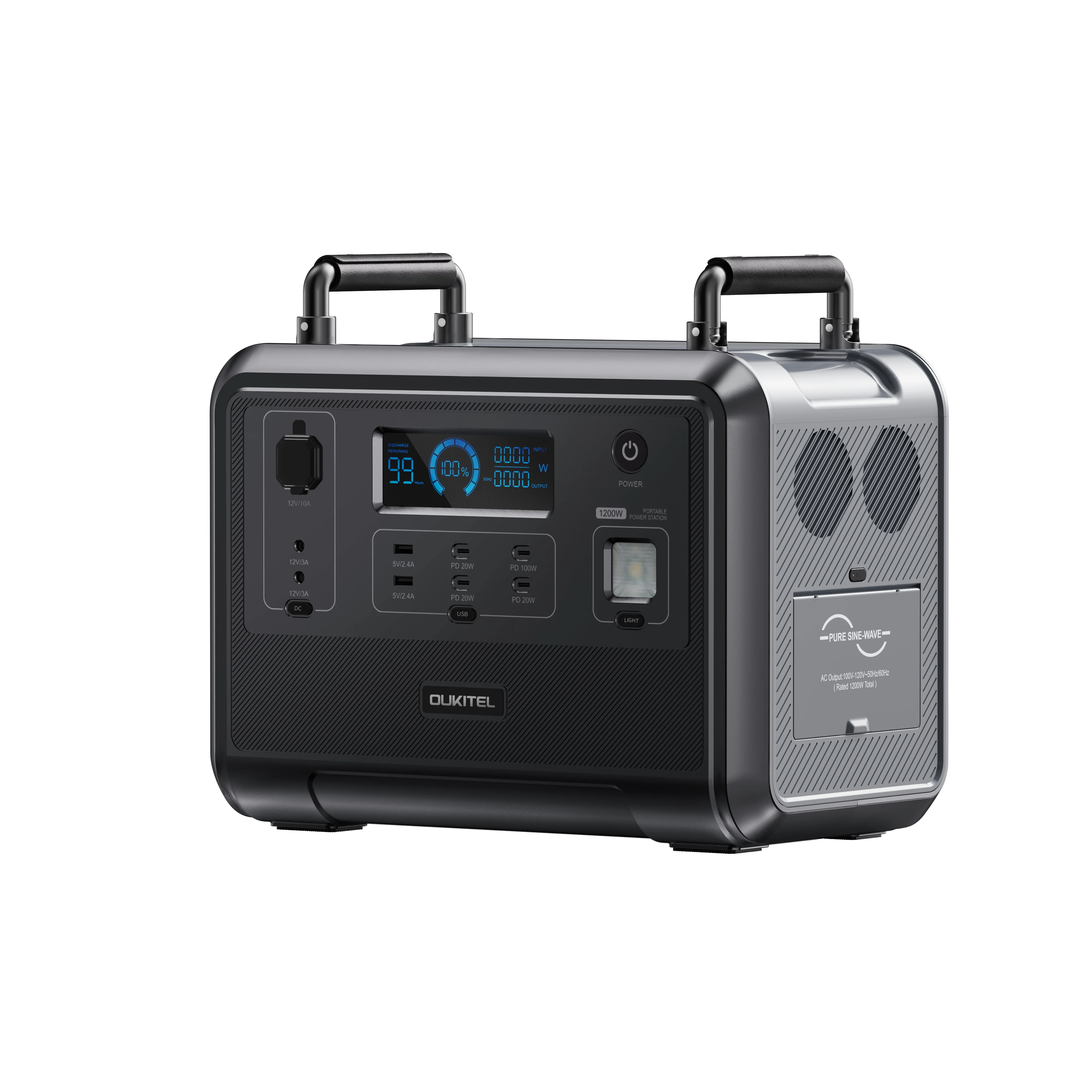 Портативная Солнечная кемпинговая электростанция USA EU Plug 1200W 1500W 1800W портативный генератор LFP батарея