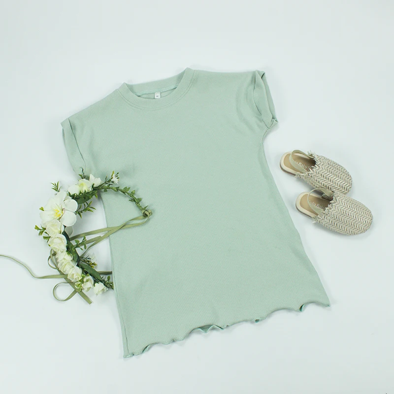 
Wholesale hot sale autumn short sleeve kids shirt baby girls 0-6 years clothing tops 