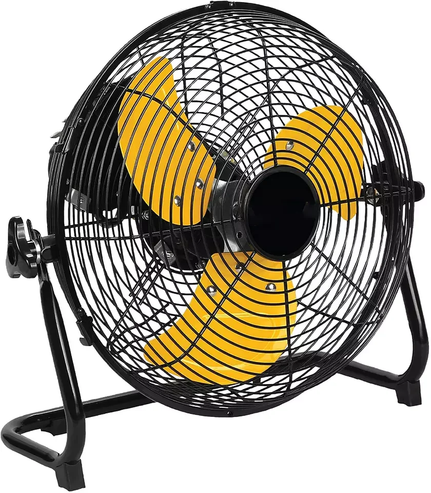 16 Inch Electric Motor cooling Industrial Design High Velocity Metal Blades Floor Fan