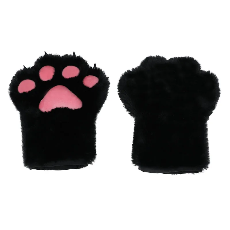 Hot Sale  Comic Exhibition Cosplay Props Upgraded Models Gloves Drip Nails Claws Simulation Plush Cat Paws Accessories
