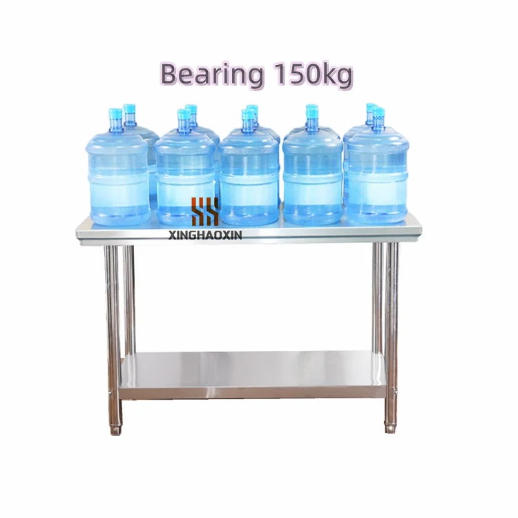 stainless steel folding fish cleaning end coffee dining work table for food processing