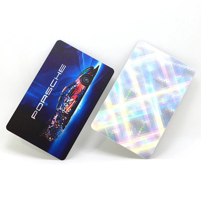 Personalized PVC Plastic Luxury Business Cards With Laser Material