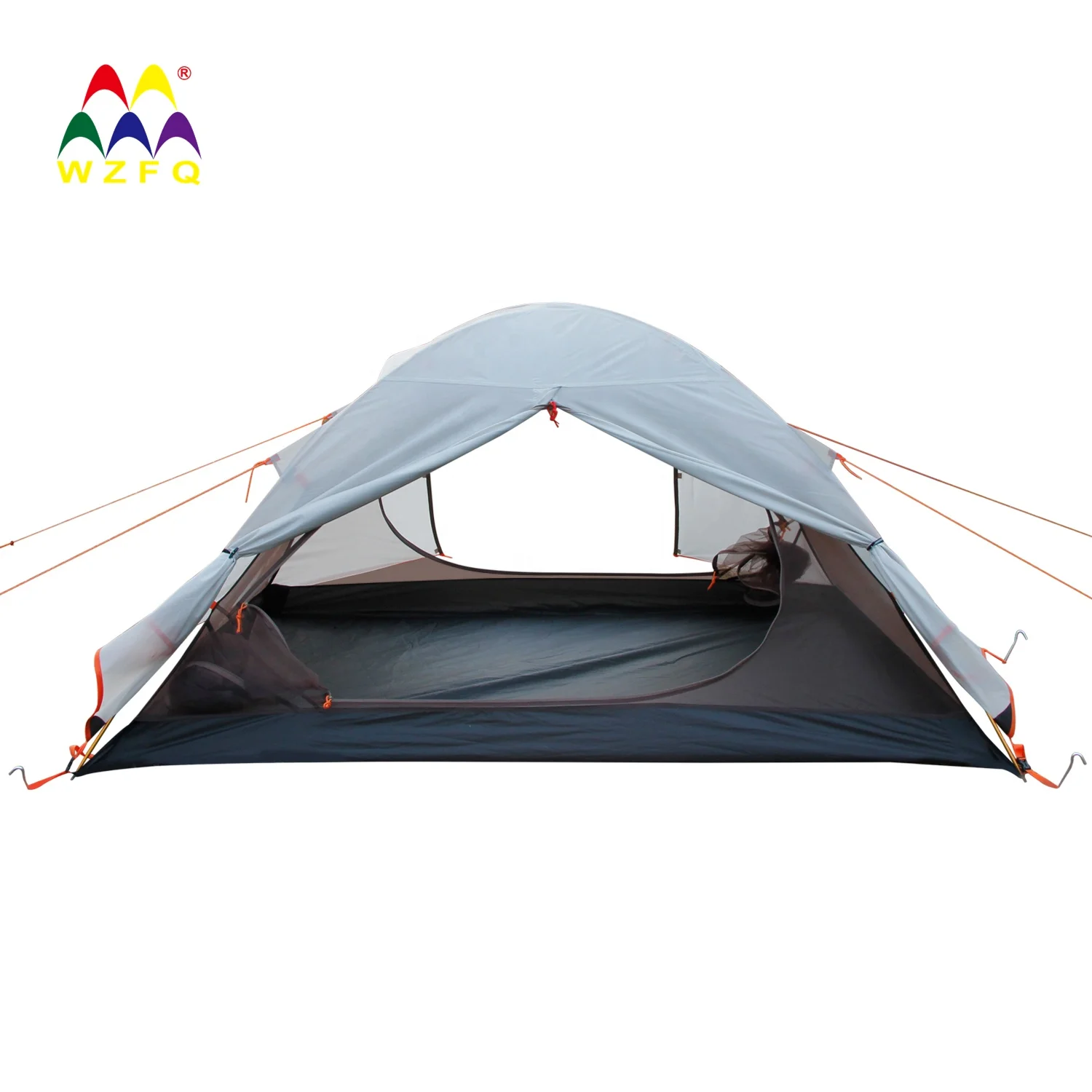 Сверхлегкий двухслойный туристический тент ABRIS WZFQ на 2 человек зимняя палатка для кемпинга открытом воздухе с алюминиевым каркасом