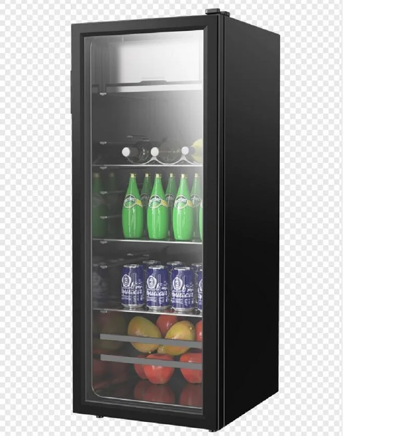118 L BEVERAGE COOLER / / GLASS DOOR MINIBAR  / SC-76