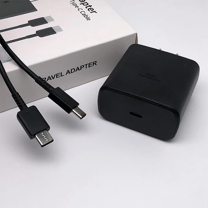 Original 45W Super Fast Charger Pd Quick Charge Adapter Type C For Samsung Galaxy S22 S20 Plus S20 Ultra Note 10 A90 A80 Tab S7+