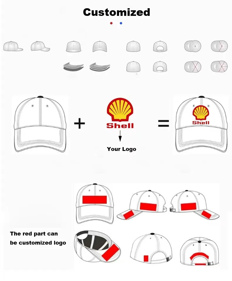 Tunisia National Team Baseball Cap Six Panels for Football Match Customizable Outdoor African Cup Football Cap