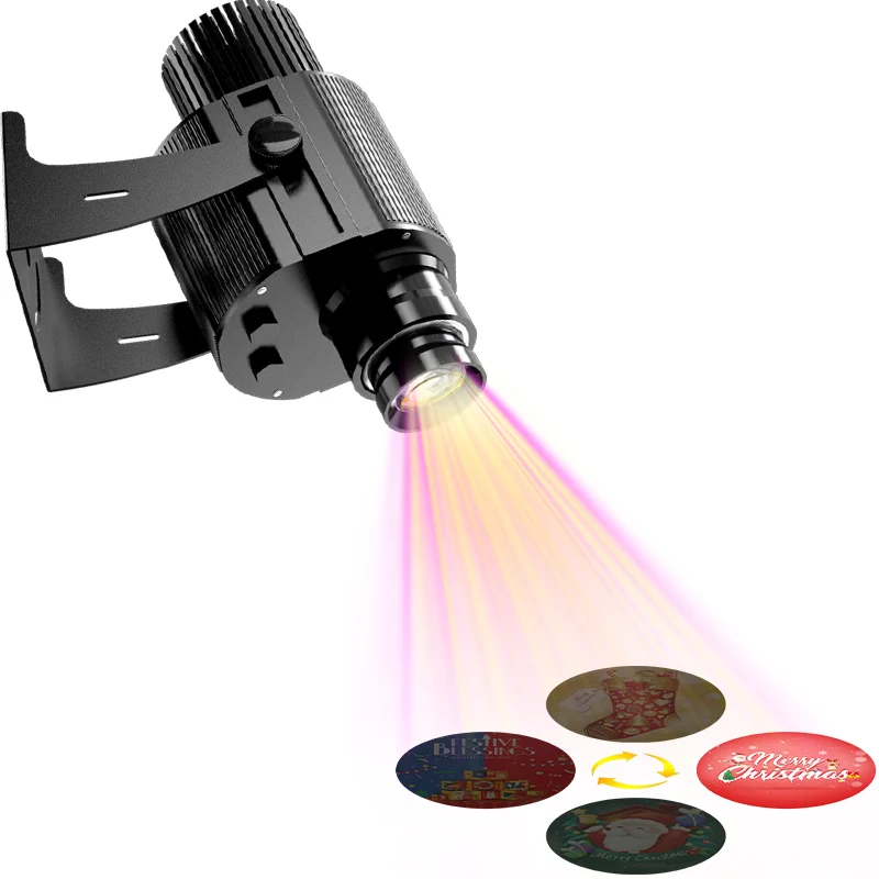 100w ip65 outdoor 4picture/8 image rotating professional advertising logo projector lamp waterproof gobo light