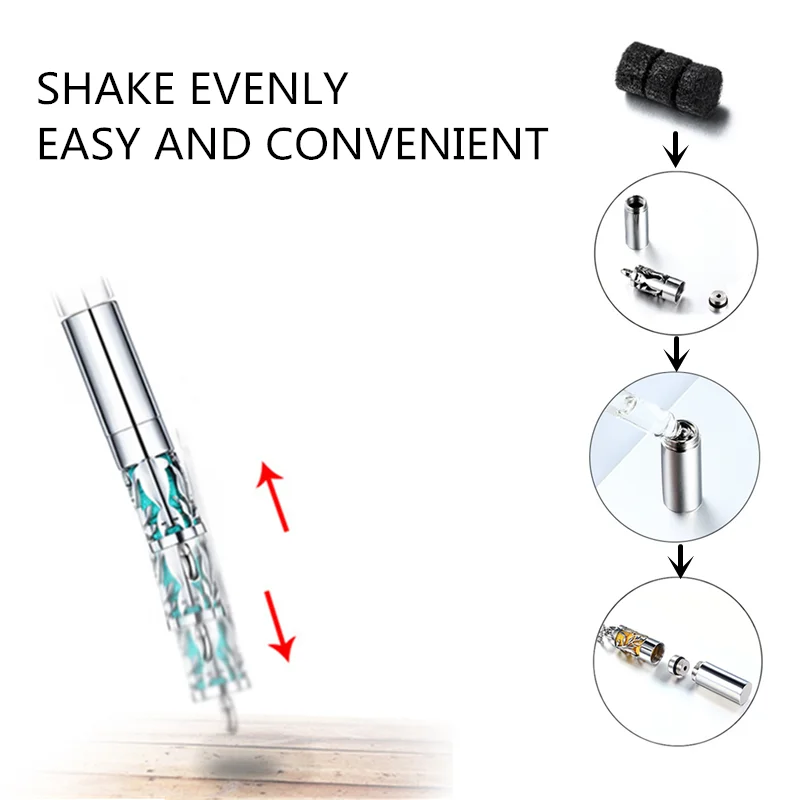 Open aromatherapy essential oil perfume bottle couple necklace stainless steel pendant