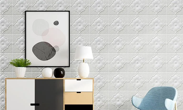  3D Цветочные настенные фрески декоративные обои стикеры для детей