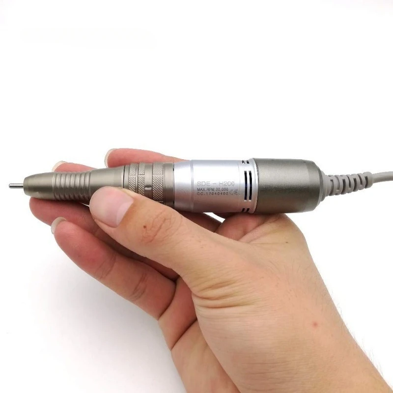 30000RPM Nail Drills Handpiece H200 for Marathon STRONG210 Control Box Electric Manicure Machine Nails Drill Handle Nail Tool