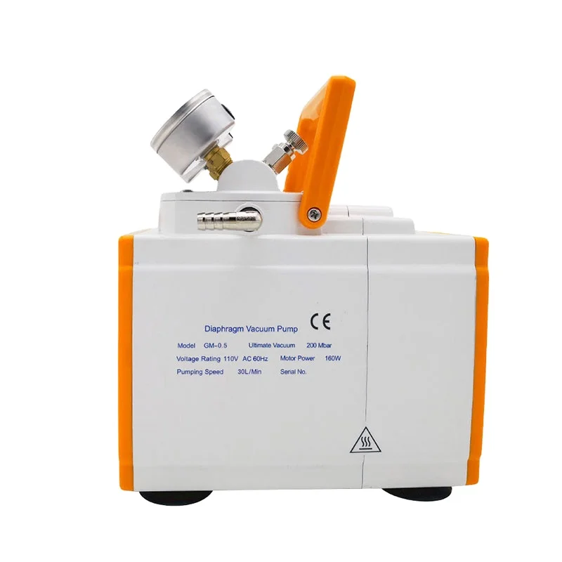 Mini Gm-0.5A Lab Chemistry 30 L/min Diaphragm Vacuum Pump With Low Noise/vacuum pump diaphragm