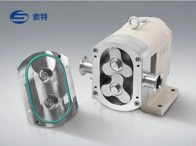 High Viscosity Medium Transportation Rotary Pump Food Grade Rotary Lobe Beer Sanitary Pump