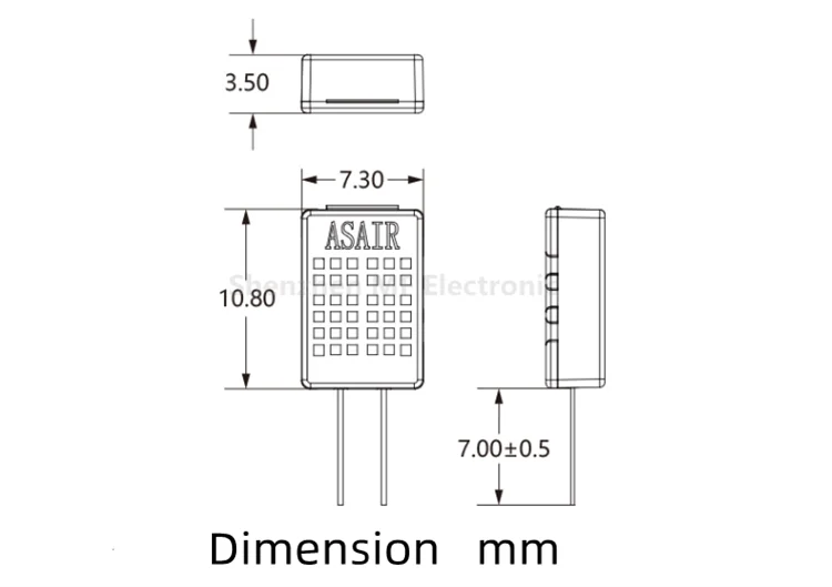 HR202L Aosong Digital High Quality Humidity Sensor Resistance Sensor Module With Housing For Temperature and Humidity Meter,