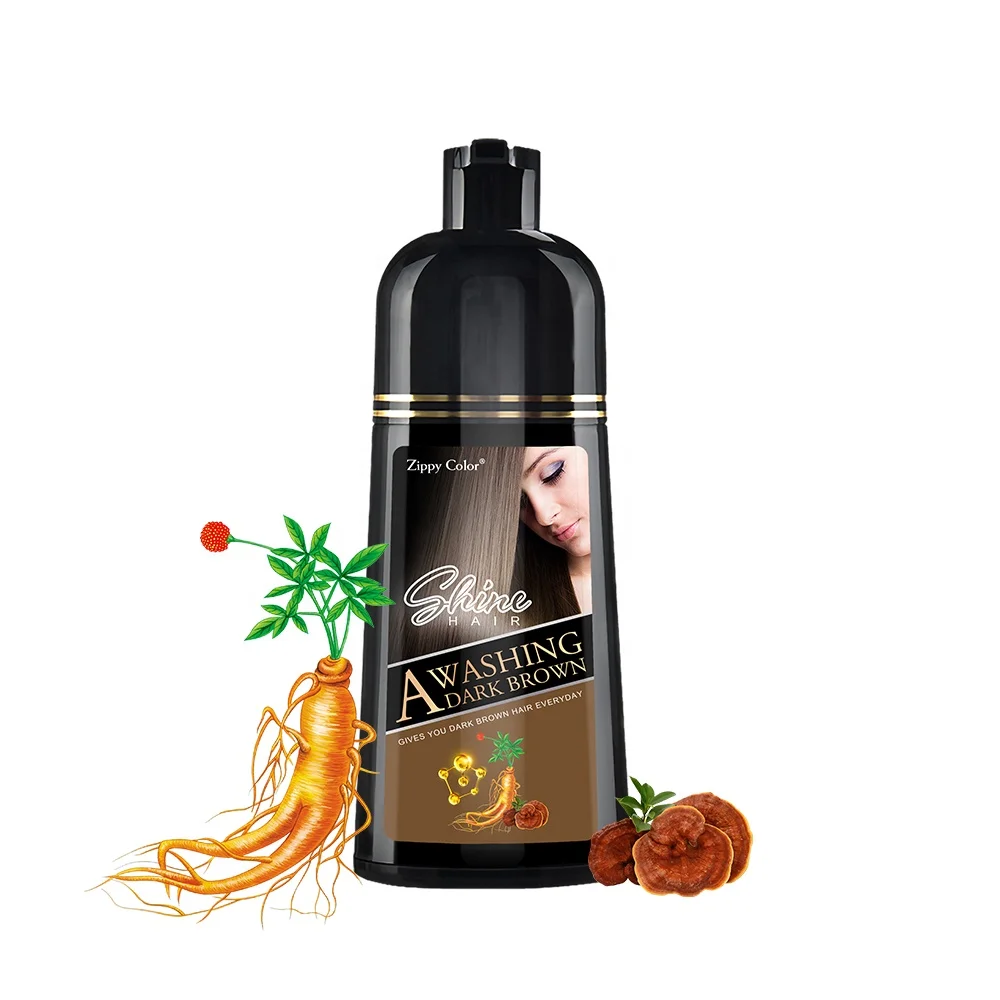 Custom Logo Free Sample Hair Dye Shampoo Chinese Hair Dye Shampoo Hair Color Dye Shampoo