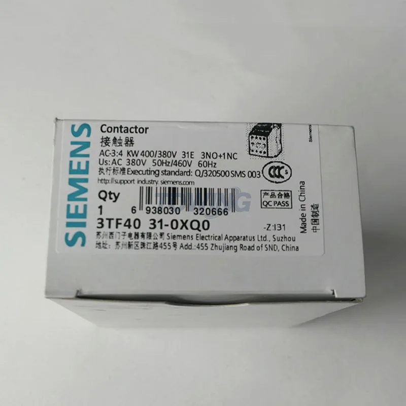 100% Original SIEMENS contactor 3TF40 31-0XQ0  In stock now