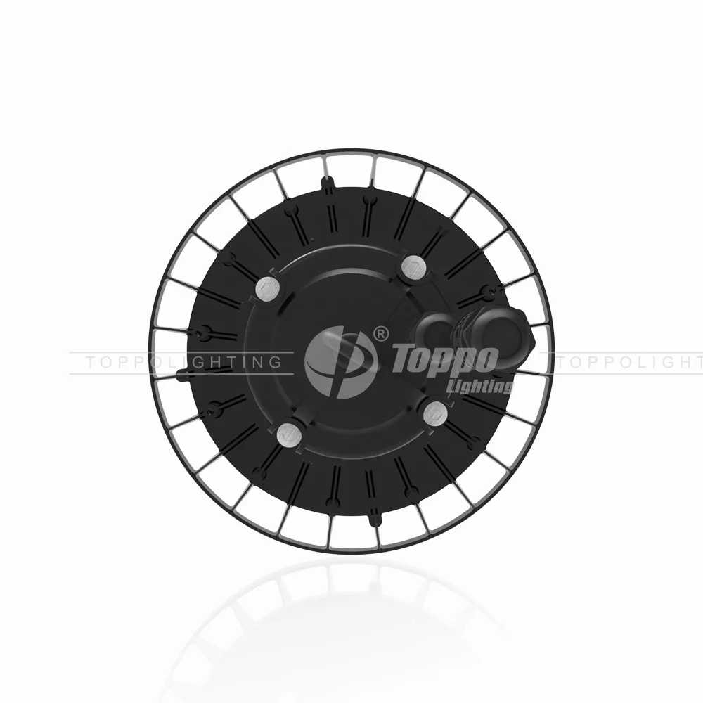 Toppo Tri-color 190 LM/W on off Emergency 5 years warranty IP65  honeycomb led light ufo led high bay light  garage led lights