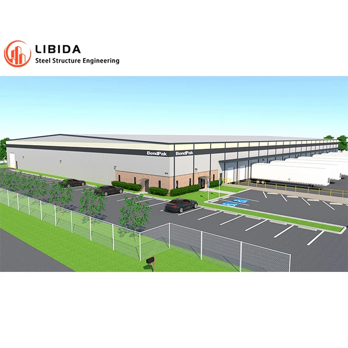 Steel Buildings Warehouse Workshop Steel Structure Prefabricated Light Steel Frame Warehouse Metal Building