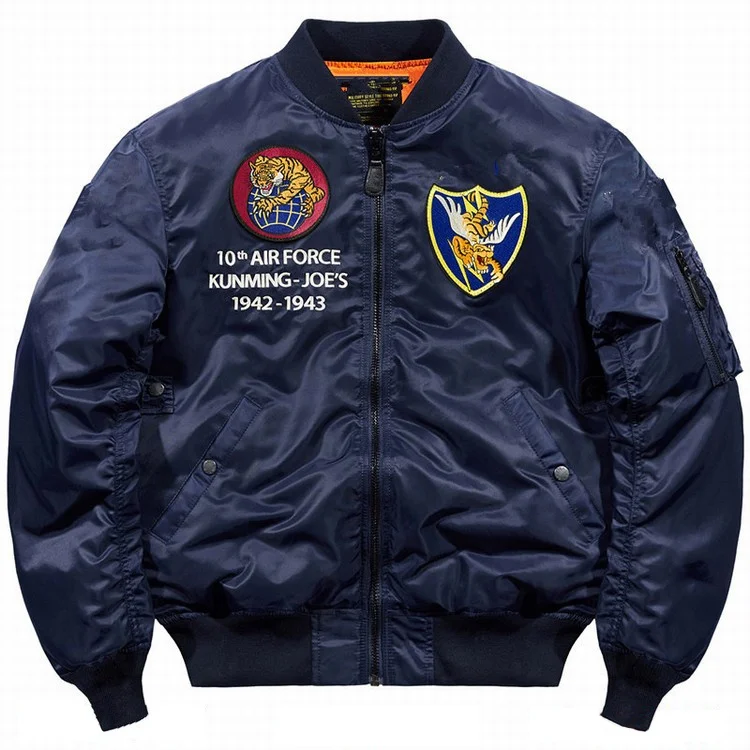 Chemical fiber blend bomber jacket wholesale baseball suit custom logo outdoor jackets for men 2021