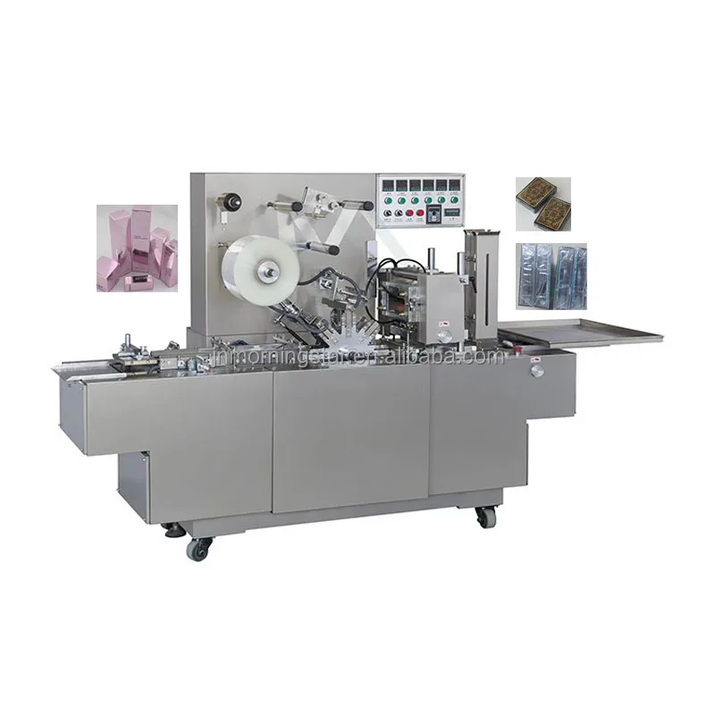 Playing Card Soap Carton Box Automatic Cellophane Over BOPP OPP Wrapper Wrapping Machine