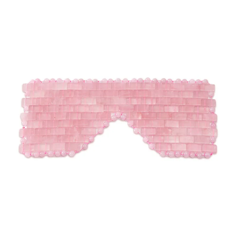 Eye massager mask quartz stone for personal tools natural gem stone jade eye blinds new jade eye mask
