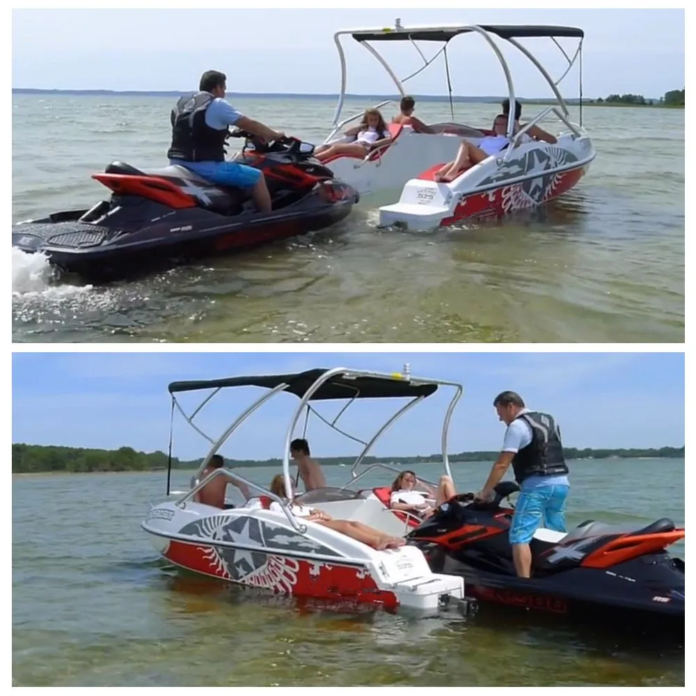 HUA YU 1800CC Hot sale --Entry Level SANJ Combined Boat for Quad ski 6 passenger inboard watercraft